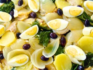 Imagem ilustrativa da receita BACALHAU COM COUVE TRONCHUDA À PORTUGUESA