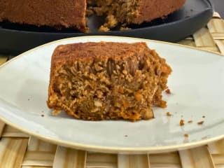 Imagem ilustrativa da receita BOLO DE CENOURA AMERICANO (SEM GLÚTEN E SEM LACTOSE)