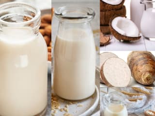 Imagem ilustrativa da receita LEITE VEGETAL OU VEGANO (de aveia, inhame, coco, amêndoas, arroz)